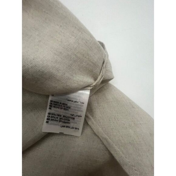 Style & Co Petite Linen Blend Boyfriend Tunic Shirt, Flex, PP - Picture 9 of 9